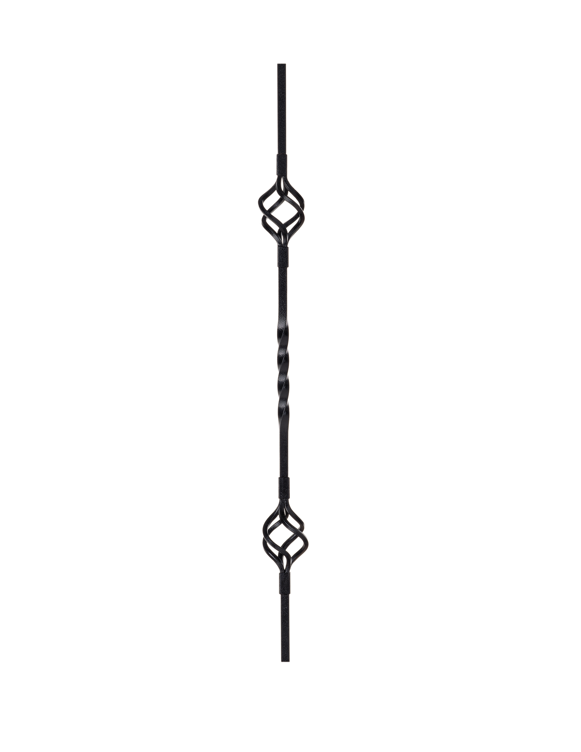 Richard Burbidge Edisto Trademark Glossy Black Metal Baluster